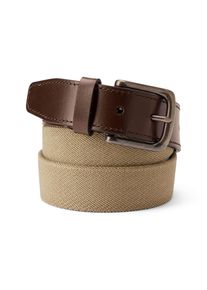 LANDS' END Stretch-G&uuml;rtel f&uuml;r Herren, Herren, size: regular, Beige, Gummi/Polyester-Mischung, by Lands' End