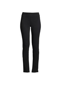 LANDS' END Slim Fit Starfish Jersey-Freizeithose in Plus-Gr&ouml;&szlig;e, Damen, size: plus, Schwarz, Elasthan/Baumwoll-Mischung, by Lands' End
