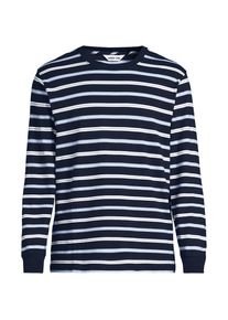 LANDS' END Super-T Langarm-Shirt f&uuml;r Herren, Classic Fit, Tallgr&ouml;&szlig;e, Herren, size: tall, Blau, Baumwolle, by Lands' End