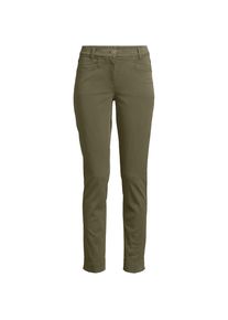 LANDS' END Slim Fit 7/8-Chinos Mid Waist f&uuml;r Damen in Petite-Gr&ouml;&szlig;e, Damen, size: petite, Gr&uuml;n, Baumwolle/Lyocell (Viskose)/Baumwoll-Mischung, by Lands' End