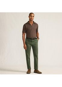 LANDS' END Straight Fit Chinos mit Textur f&uuml;r Herren, Herren, size: regular, Gr&uuml;n, Baumwolle/Baumwoll-Mischung, by Lands' End