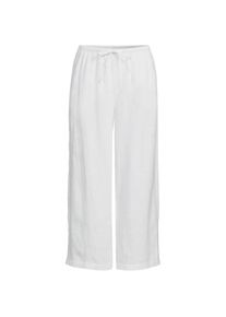 LANDS' END Weite Premium Reinleinen-Schlupfhose in 7/8-L&auml;nge f&uuml;r Damen in Petite-Gr&ouml;&szlig;e, Damen, size: petite, Wei&szlig;, Leinen, by Lands' End
