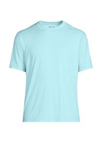 LANDS' END Kurzarm-Badeshirt f&uuml;r Herren, Herren, size: regular, Blau, by Lands' End
