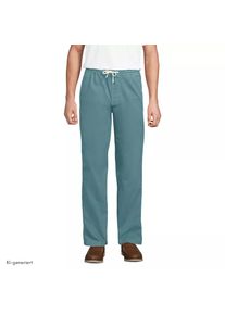 LANDS' END Entspannte Schlupfbund-Hose f&uuml;r Herren, Herren, size: regular, Blau, Elasthan/Baumwoll-Mischung, by Lands' End