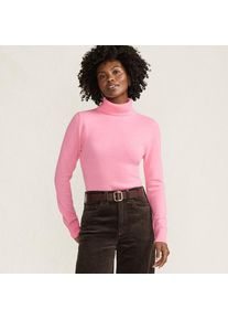 LANDS' END Rollkragen-Pullover aus Kaschmir, Damen, size: regular, Pink, Kaschmir, by Lands' End