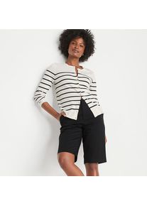 LANDS' END Chino-Bermudas f&uuml;r Damen, Damen, size: regular, Schwarz, Elasthan/Baumwoll-Mischung, by Lands' End