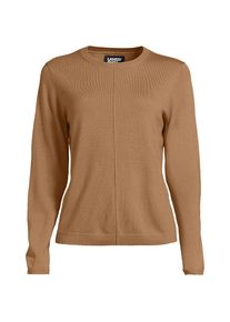 LANDS' END Merino-Pullover f&uuml;r Damen, Damen, size: regular, Beige, Wolle, by Lands' End