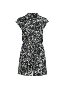 LANDS' END Kurzer Jumpsuit Knitterfrei f&uuml;r Damen, Damen, size: regular, Schwarz, Polyester, by Lands' End