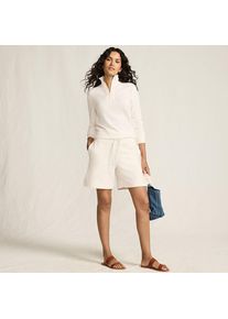 LANDS' END Leichte Sweatshorts f&uuml;r Damen in Petite-Gr&ouml;&szlig;e, Damen, size: petite, Elfenbein, by Lands' End