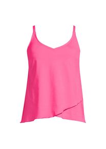 LANDS' END Tankinitop mit Tulpensaum chlorresistent f&uuml;r Damen, Damen, size: regular, Pink, Nylon-Mischung, by Lands' End