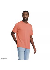 LANDS' END Super-T Kurzarm-Shirt f&uuml;r Herren, Classic Fit, Herren, size: regular, Rot, Baumwolle, by Lands' End