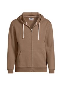 LANDS' END Serious Sweats Kapuzenjacke f&uuml;r Herren, Herren, size: regular, Braun, Baumwoll-Mischung/Polyester-Mischung, by Lands' End