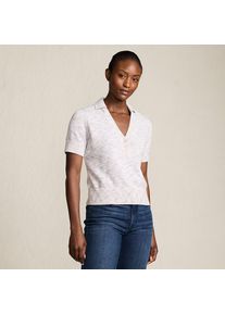 LANDS' END Polopullover mit kurzen &Auml;rmeln f&uuml;r Damen, Damen, size: regular, Orange, Polyacryl/Baumwoll-Mischung, by Lands' End