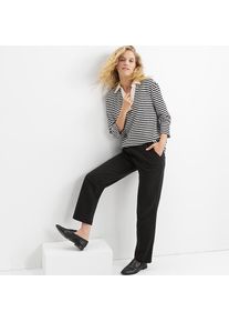 LANDS' END Straight Fit Freizeithose SPORT KNIT f&uuml;r Damen, Damen, size: regular, Schwarz, Baumwolle, by Lands' End