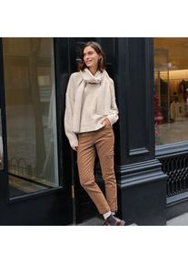 LANDS' END 7/8-Cargohose aus Lyocell-Mischung Mid Waist f&uuml;r Damen, Damen, size: regular, Braun, Baumwolle/Baumwoll-Mischung, by Lands' End