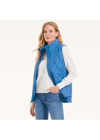 LANDS' END Isolierte FeatherFree&trade; Steppweste in Petite-Gr&ouml;&szlig;e, Damen, size: petite, Blau, Polyester, by Lands' End