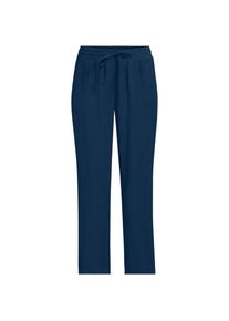 LANDS' END 7/8-Twillhose, Damen, size: regular, Blau, Polyester/Viskose, by Lands' End