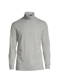 Super-T Rollkragenshirt f&uuml;r Herren, Classic Fit, Tallgr&ouml;&szlig;e, Herren, size: tall, Grau, Baumwolle, by Lands' End