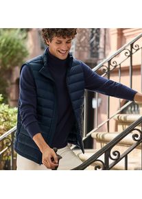 LANDS' END Ultraleichte verstaubare Wanderweight-Daunenweste f&uuml;r Herren, Herren, size: regular, Blau, Polyester/Nylon/Daunen, by Lands' End
