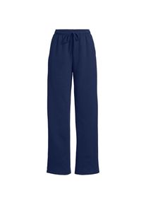 LANDS' END Jogginghose mit geradem Bein SERIOUS SWEATS f&uuml;r Damen, Damen, size: regular, Blau, Baumwoll-Mischung/Polyester-Mischung, by Lands' End
