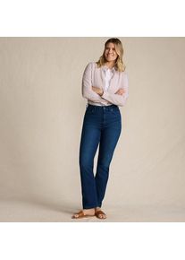 Rail Straight Fit Jeans High Waist f&uuml;r Damen, Damen, size: regular, Blau, by Lands' End