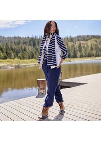 LANDS' END Serious Sweats Jogginghose in Petite-Gr&ouml;&szlig;e, Damen, size: petite, Blau, Baumwoll-Mischung/Polyester-Mischung, by Lands' End