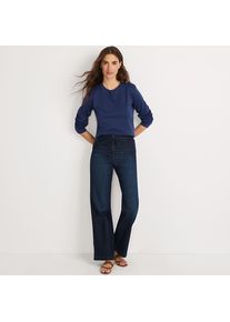 LANDS' END Soft Denim Jeans mit weitem Bein f&uuml;r Damen, Damen, size: regular, Blau, Baumwolle/Polyester/Lyocell (Viskose), by Lands' End