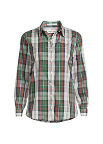 LANDS' END B&uuml;gelfreie Baumwoll-Bluse in Plus-Gr&ouml;&szlig;e, Damen, size: plus, Elfenbein, Baumwolle, by Lands' End