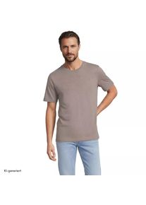 LANDS' END Super-T Kurzarm-Shirt f&uuml;r Herren, Classic Fit, Herren, size: regular, Braun, Baumwolle, by Lands' End
