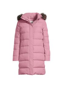 LANDS' END Daunenmantel mit Kapuze f&uuml;r Damen in Petite-Gr&ouml;&szlig;e, Damen, size: petite, Pink, Polyester, by Lands' End