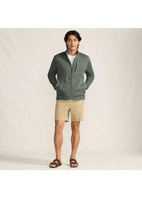 LANDS' END Gef&uuml;tterte Strickfleece-Jacke f&uuml;r Herren, Herren, size: regular, Gr&uuml;n, Polyester, by Lands' End