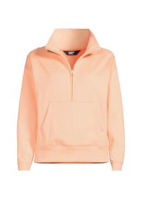 LANDS' END Sweatshirt SERIOUS SWEATS mit Rei&szlig;verschluss f&uuml;r Damen, Damen, size: regular, Orange, Baumwoll-Mischung/Polyester-Mischung, by Lands' End