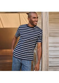 LANDS' END Super-T Kurzarm-Shirt f&uuml;r Herren, Classic Fit, Herren, size: regular, Blau, Baumwolle, by Lands' End