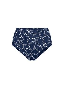 LANDS' END Bikinihose zum Umschlagen, High Waist, f&uuml;r Damen, Damen, size: regular, Blau, Nylon-Mischung, by Lands' End