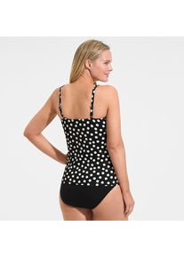 LANDS' END Tankinitop CHLORRESISTENT mit V-Ausschnitt f&uuml;r Damen in Plus-Gr&ouml;&szlig;e, Damen, size: plus, Schwarz, Nylon-Mischung, by Lands' End
