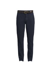 LANDS' END Straight Fit Chinos mit Textur f&uuml;r Herren, Herren, size: regular, Blau, Baumwolle/Lyocell (Viskose)/Baumwoll-Mischung, by Lands' End