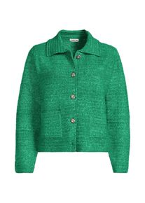 LANDS' END Soft Touch Jacke f&uuml;r Damen, Damen, size: regular, Gr&uuml;n, Polyester/Polyester-Mischung, by Lands' End