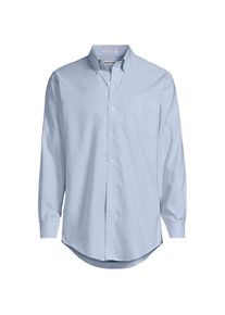 LANDS' END CLASSIC FIT. Buttondown-Kragen. Oxfordhemd, Herren, size: regular, Blau, Baumwolle, by Lands' End