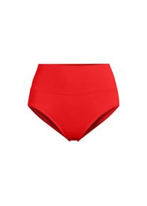 LANDS' END Bikinihose zum Umschlagen, High Waist, f&uuml;r Damen, Damen, size: regular, Rot, Nylon-Mischung, by Lands' End
