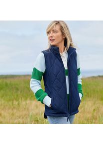 LANDS' END Isolierte FeatherFree&trade; Steppweste in Petite-Gr&ouml;&szlig;e, Damen, size: petite, Blau, Polyester, by Lands' End