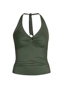 LANDS' END Neckholder-Tankinitop f&uuml;r Damen, Damen, size: regular, Gr&uuml;n, Nylon-Mischung, by Lands' End