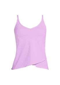 LANDS' END Tankinitop mit Tulpensaum chlorresistent f&uuml;r Damen, Damen, size: regular, Lila, Nylon-Mischung, by Lands' End