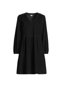 LANDS' END Ausgestelltes Feincordkleid f&uuml;r Damen, Damen, size: regular, Schwarz, Baumwolle, by Lands' End