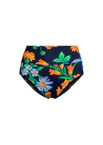 LANDS' END Bikinihose zum Umschlagen, High Waist, f&uuml;r Damen, Damen, size: regular, Blau, Nylon-Mischung, by Lands' End