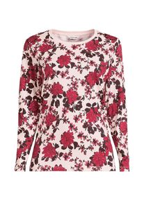 LANDS' END Lang&auml;rmeliges Supima-Shirt mit Rundausschnitt f&uuml;r Damen in Petite-Gr&ouml;&szlig;e, Damen, size: petite, Pink, by Lands' End