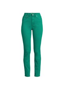 LANDS' END Slim Fit Stretch-Jeans High Waist in Plus-Gr&ouml;&szlig;e, Damen, size: plus, Gr&uuml;n, Elasthan/Baumwoll-Mischung/Polyester-Mischung, by Lands' End