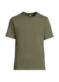 LANDS' END Seriously Soft T-Shirt, Herren, size: regular, Gr&uuml;n, Baumwolle/Polyester/Baumwoll-Mischung, by Lands' End