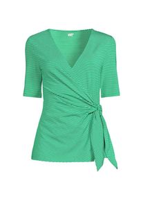 LANDS' END Shirt in Wickel-Optik in Plus-Gr&ouml;&szlig;e f&uuml;r Damen, Damen, size: plus, Gr&uuml;n, by Lands' End