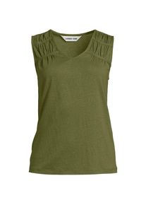 LANDS' END &Auml;rmelloses Soft FlowTop aus Leinenmix in Plus-Gr&ouml;&szlig;e, Damen, size: plus, Gr&uuml;n, Leinen/Baumwolle Modal, by Lands' End