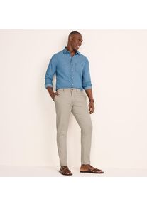 LANDS' END Straight Fit Chinos mit Textur f&uuml;r Herren, Herren, size: regular, Elfenbein, Baumwolle/Lyocell (Viskose)/Baumwoll-Mischung, by Lands' End
